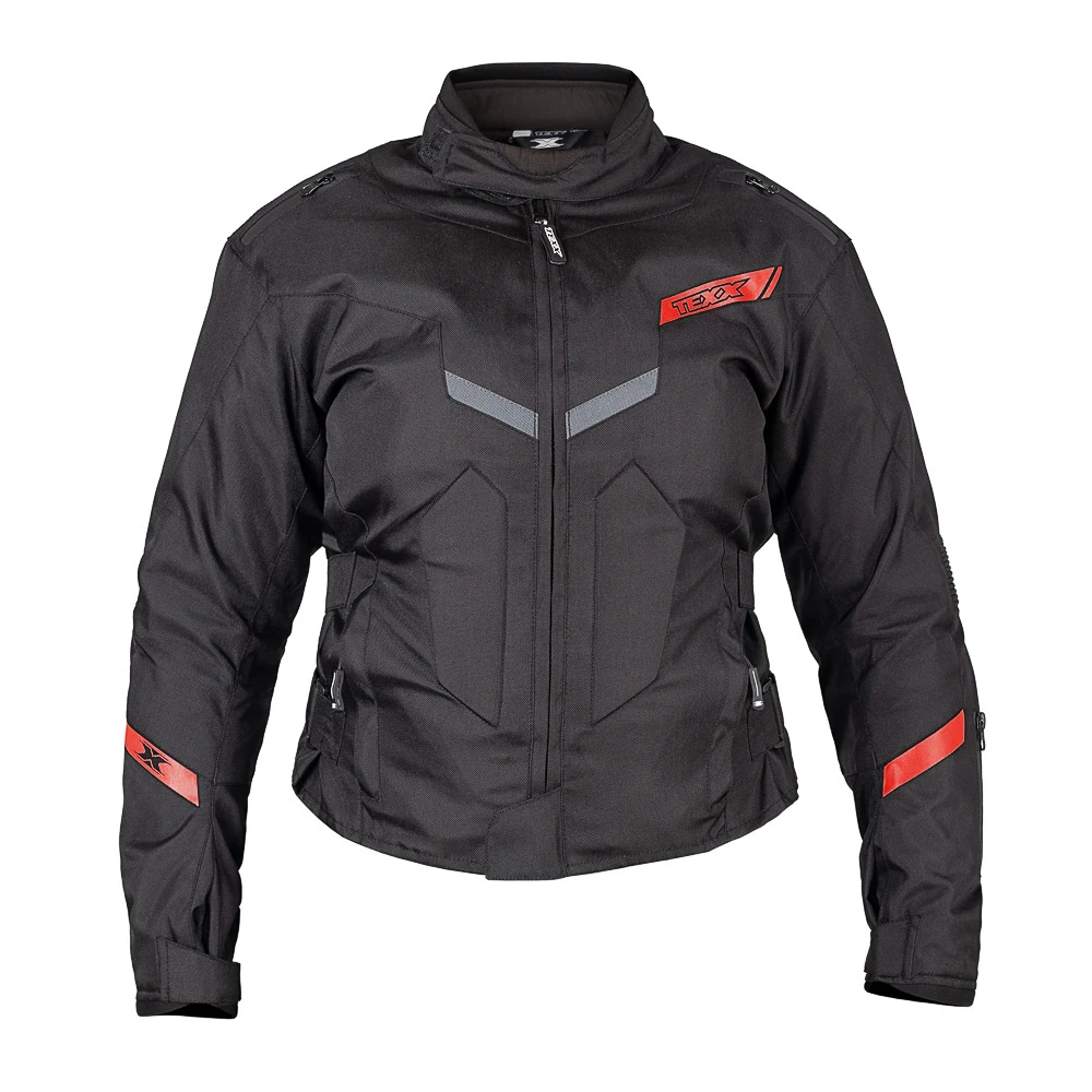JAQUETA TEXX NEW STRIKE V3 LADY PRETA E VERMELHA